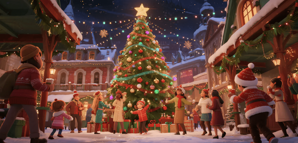 the spirit of giving at Christmas